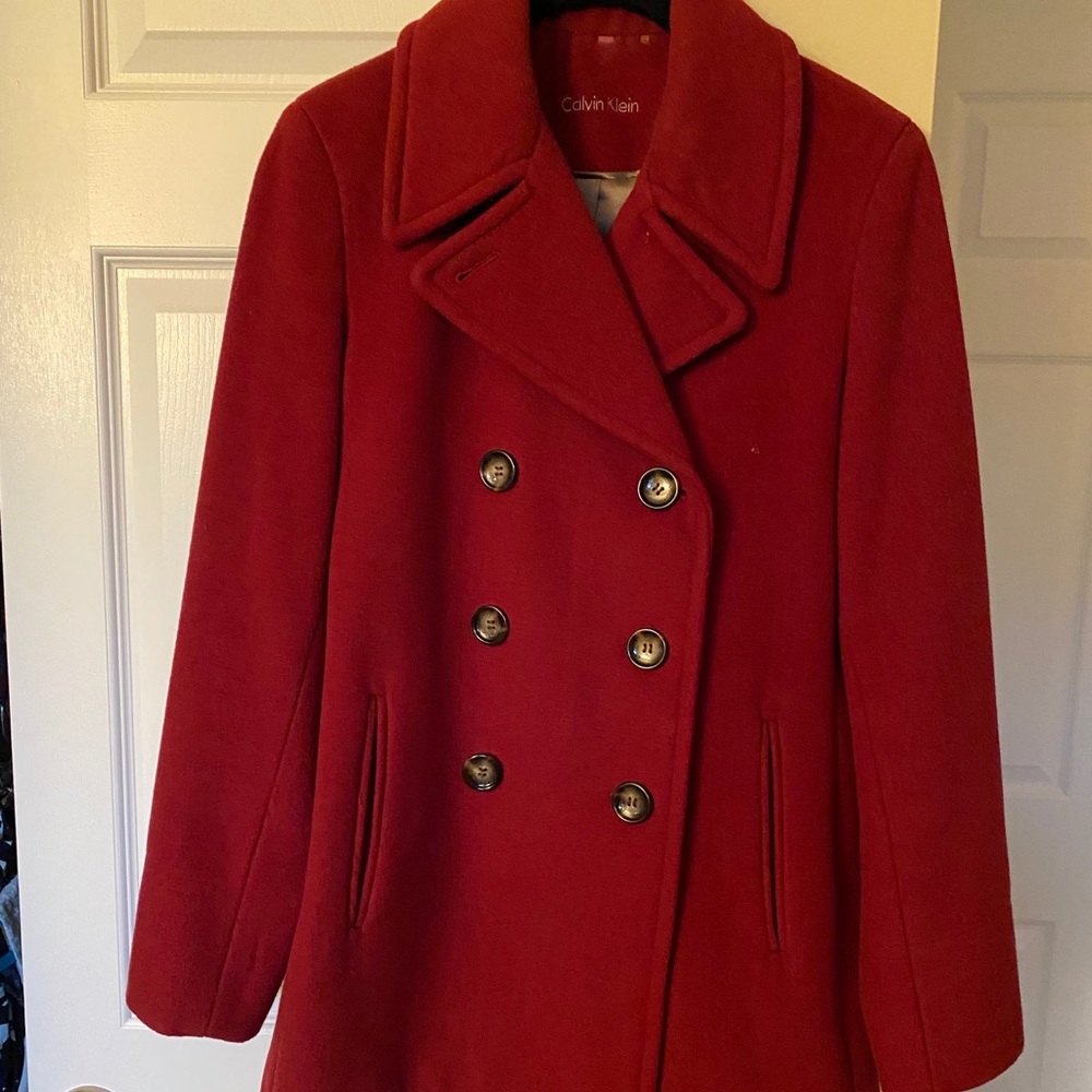 Cozy Winter Wool Coat - Calvin Klein